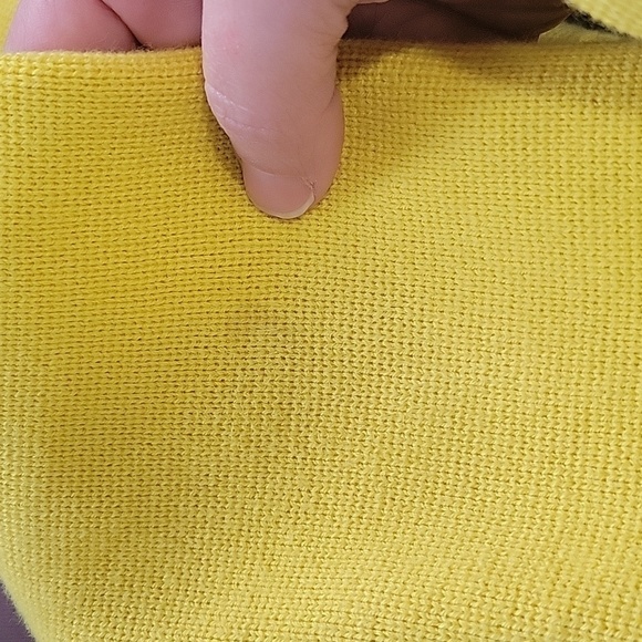 Lauren Ralph Lauren Yellow Asymmetrical Moto Jacket Size Small - Picture 10 of 10